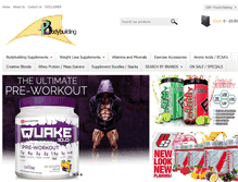 Tablet Screenshot of pro-bodybuilding.com